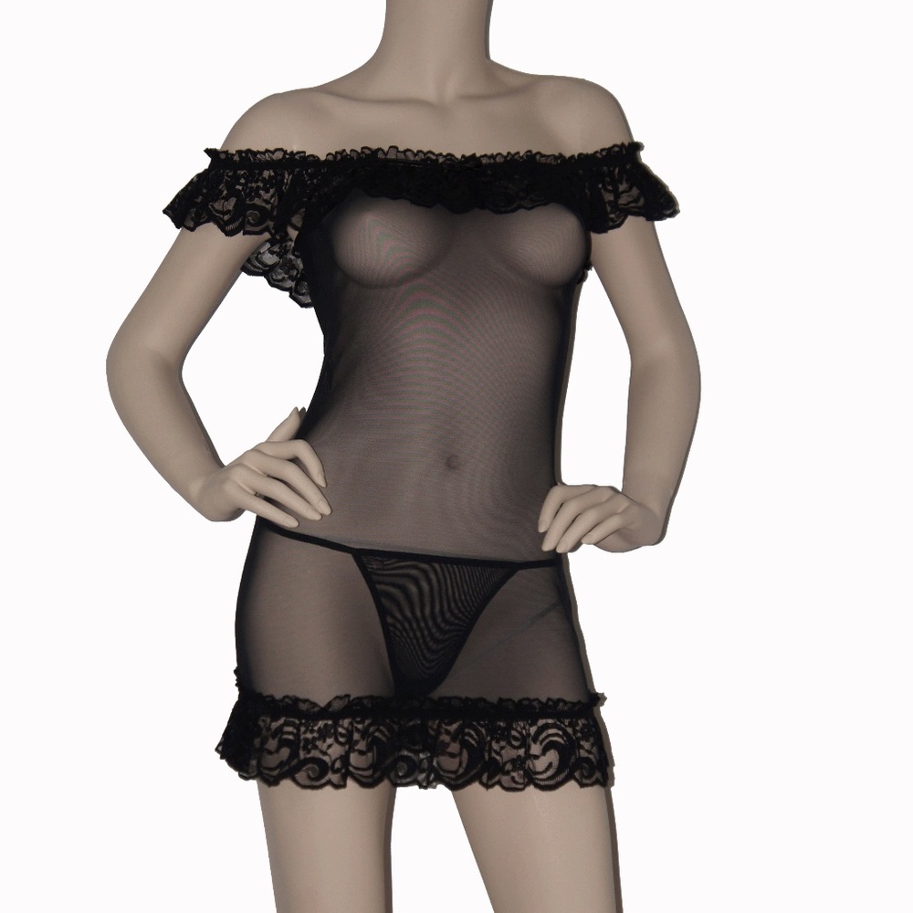 Amoresa Chemise and Thong by Obsessive